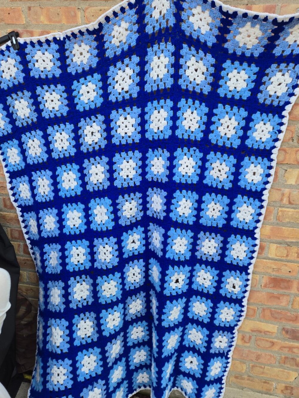 Hand Crochet Granny Square Blanket